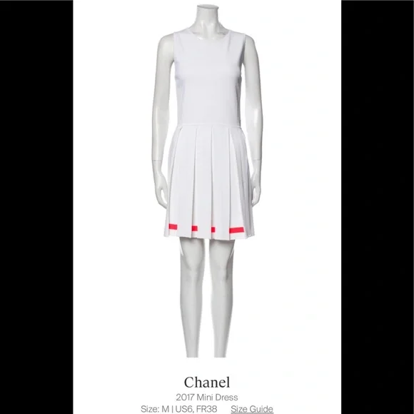 knee length dresses for ladies Chanel White Short Sleeve Sequin Floral Embellished Mini Dress Size FR   Sellier